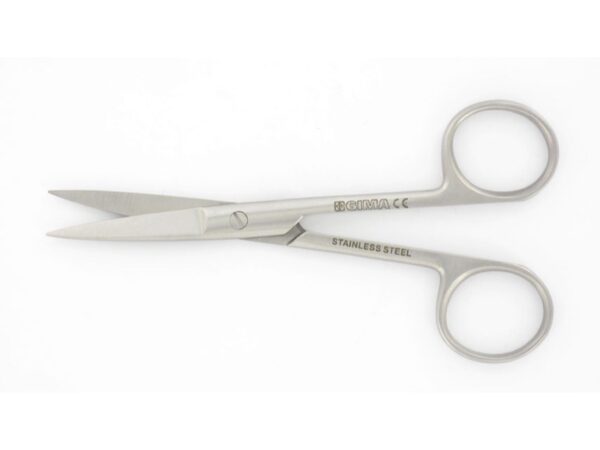 Forbici Chirurgiche Rette in Acciaio Inox Punte Acute 18 cm - 25 pezzi