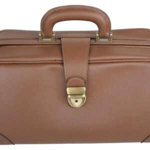 Borsa Medica Infermiera in Skay Cognac con Fondo Rigido 38x20x20 cm - 1