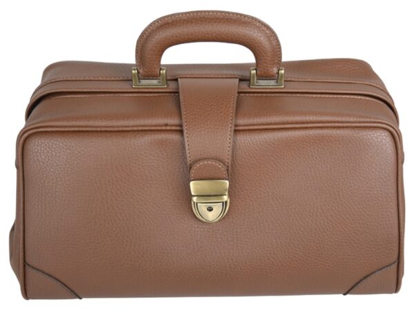 Borsa Medica Infermiera in Skay Cognac con Fondo Rigido 38x20x20 cm