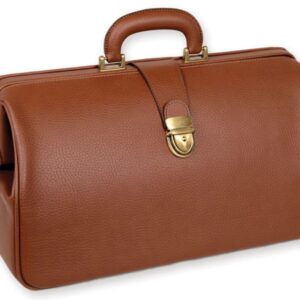 Borsa Medica Supertexas in Similpelle Cognac 41x20x22 cm con Serrature - 1