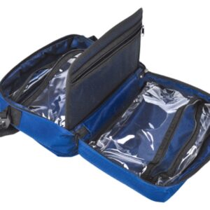 Borsa First Aid per Primo Soccorso Blu Vuota con Tasche e Tracolla - 6 pezzi - 1