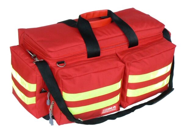 Borsa Smart Vuota in Poliestere Grande - Rossa - 2 pezzi