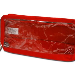 Borsetta Medica E4 Rettangolare Lunga in Poliestere 600D Rossa - 20 pezzi