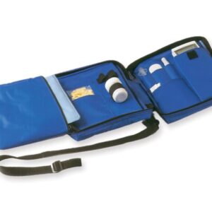 Borsa Termica Diabetic Bag Vuota in Nylon Blu per Trasporto Medicinali - 3 pezzi