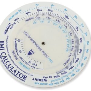 Disco Calcolatore BMI Indice Massa Corporea - 50 pezzi
