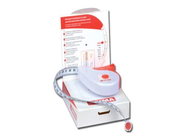 Nastro Misuratore Corporeo Professionale Pediatrico con Regolo Percentili - 15 p