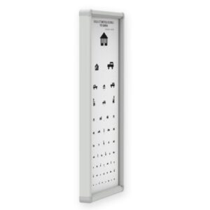 Ottotipo Non Luminoso Pediatrico 3 metri - 2 pezzi - 2