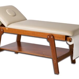 Lettino da Visita in Legno Firenze con Foro - Ciliegio - Portata 250 kg