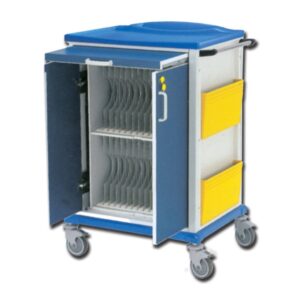Carrello Portalastre Raggi X 32 Scomparti con Piano Scorrevole