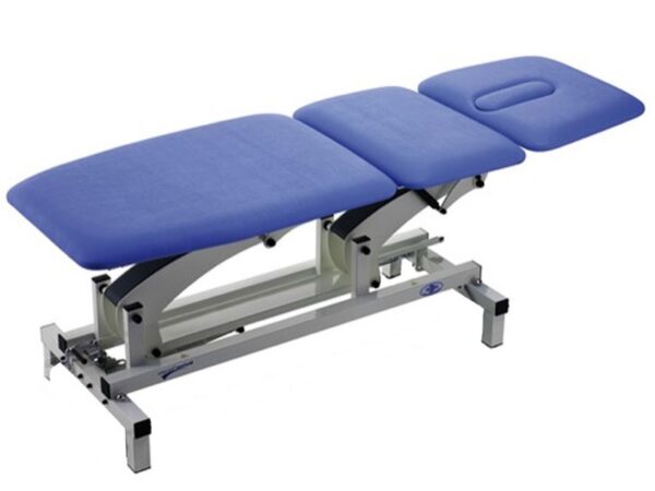 Lettino da Visita Trendelenburg THER Elettrico con Pedaliera 24 V - Blu