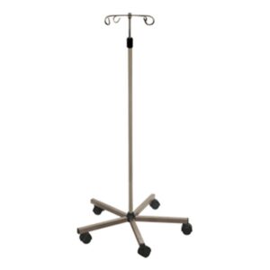 Asta Portaflebo Premium in Acciaio Inox AISI 202 Regolabile 135-215 cm - 2 pezzi