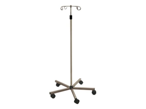 Asta Portaflebo Premium in Acciaio Inox AISI 202 Regolabile 135-215 cm - 2 pezzi
