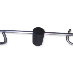 Supporto in Acciaio Inox 304 per Cestello Flebo con 2 Ganci - 20 pezzi