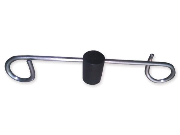 Supporto in Acciaio Inox 304 per Cestello Flebo con 2 Ganci - 20 pezzi