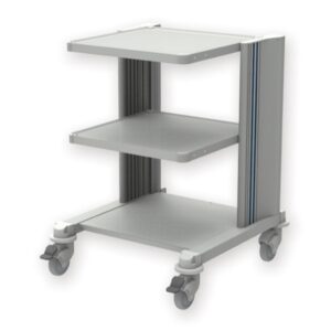 Carrello Professionale Pro Cart 2 Ripiani h 80 cm con Passacavi - 3