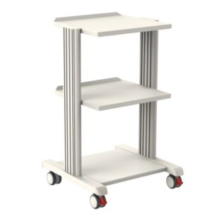 Carrello Smart 2 Ripiani 40x36 cm con Base in Acciaio - 1