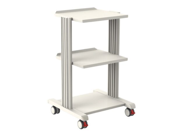 Carrello Smart 2 Ripiani 40x36 cm con Base in Acciaio