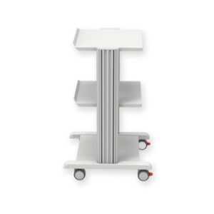 Carrello Smart 2 Ripiani 40x36 cm con Base in Acciaio - 2