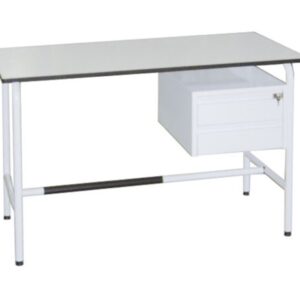 Scrivania da Ambulatorio 120x70x78 cm con 2 Cassetti di cui uno con Chiave
