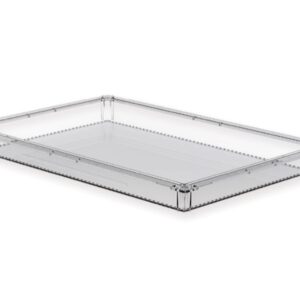 Cassetto ISO Modulare in Plastica Trasparente 600x400x50 mm Chiuso - 4 pezzi - 1
