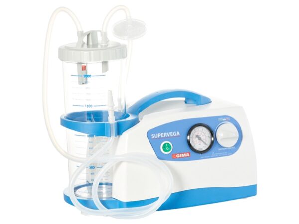 Aspiratore Chirurgico Super Vega con Vaso 2 Litri