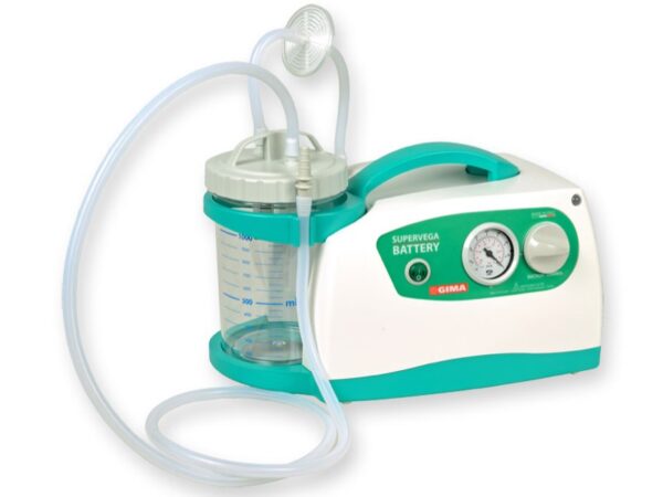 Aspiratore Chirurgico Super Vega a Batteria Portatile 16 l/min