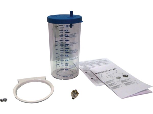 Kit di Conversione per Aspiratore Aspeed con Vaso 1L per 28258 - 3 pezzi