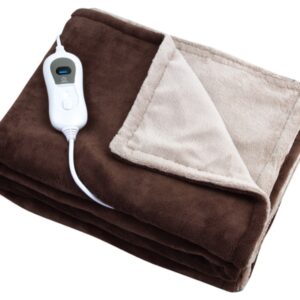 Plaid Riscaldabile Elettrico in Microplush 160x120 cm con 3 Temperature - 3 pz - 1