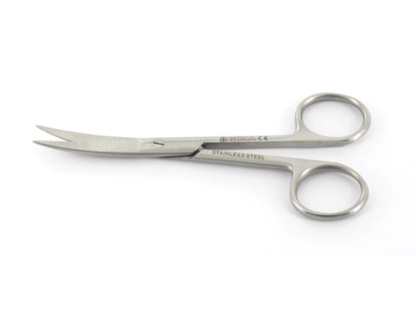 Forbici Chirurgiche Curve in Acciaio Inox con Punte Acute 11,5 cm - 40 pezzi
