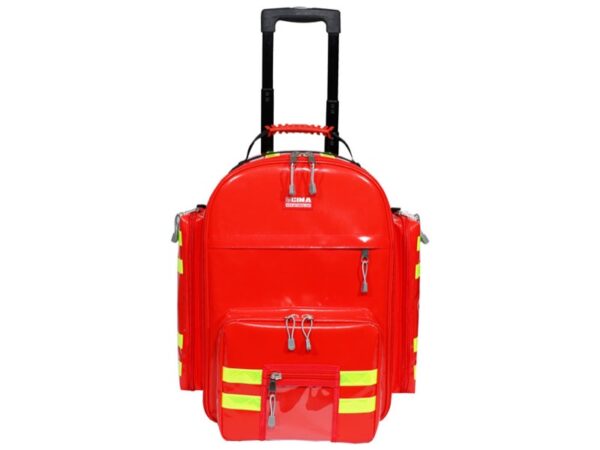 Zaino Emergenza Logic 2 in PVC con Trolley Rosso 49x31x57 cm