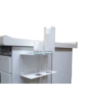 Supporto per Endoscopi con 2 Tubi in Plexiglass Trasparente - 50 cm e 25 cm
