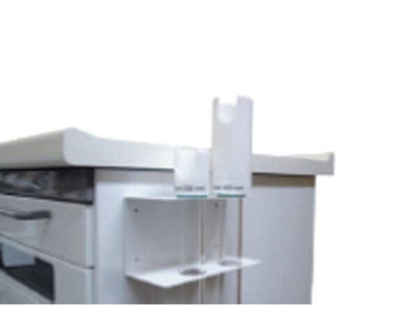 Supporto per Endoscopi con 2 Tubi in Plexiglass Trasparente - 50 cm e 25 cm