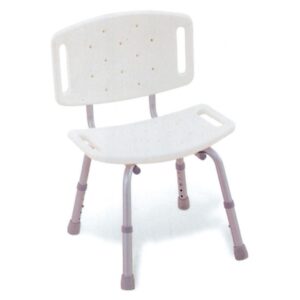 Sedia da Doccia in Alluminio con Altezza Regolabile 35-45 cm - 4 pezzi