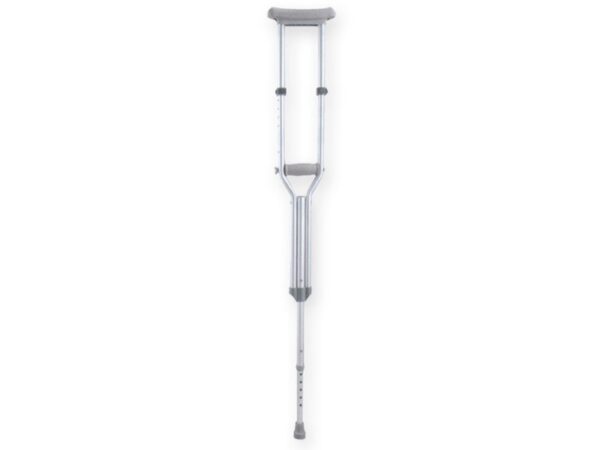 Stampella Ascellare in Alluminio Ultra Regolabile 100-130 cm Portata 100 kg - 10