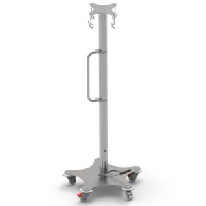 Piantana ad Elevazione Oleodinamica per Ipodermoclisi - Portata 28 kg - 1