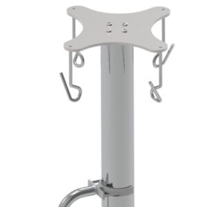 Piantana ad Elevazione Oleodinamica per Ipodermoclisi - Portata 28 kg - 2