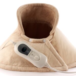 Termoforo Elettrico per Collo e Spalle in Microplush con 3 Temperature - 4 pezzi - 1