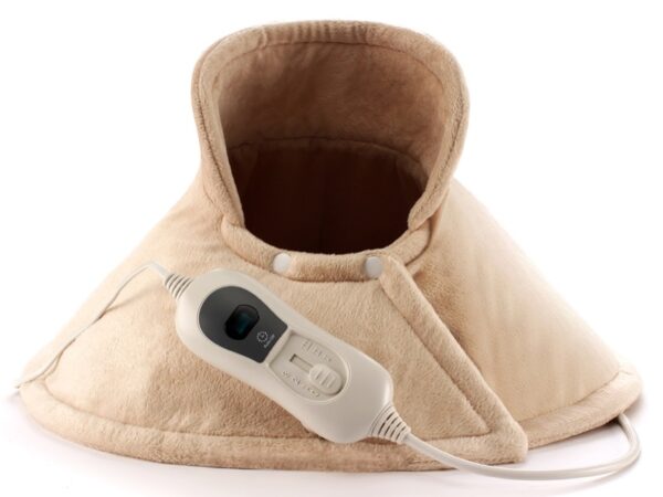 Termoforo Elettrico per Collo e Spalle in Microplush con 3 Temperature - 4 pezzi