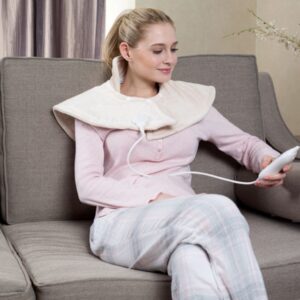 Termoforo Elettrico per Collo e Spalle in Microplush con 3 Temperature - 4 pezzi - 2