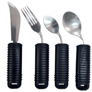 Kit 4 Posate Modellabili Inox: Forchetta, Coltello, 2 Cucchiai - 5 kit - 1