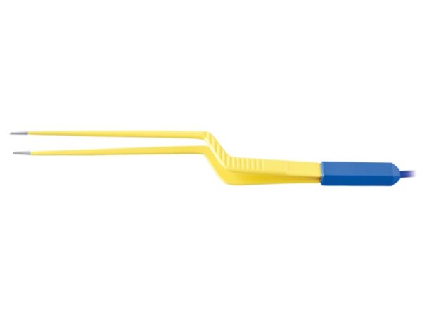 Pinza Bipolare a Baionetta Monouso 20 cm con Cavo 3 metri Punta 1,0 mm - 4 pezzi