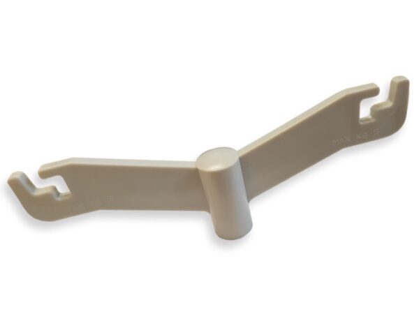 Supporto in Plastica per Cestello Flebo 2 Ganci - 25 pezzi