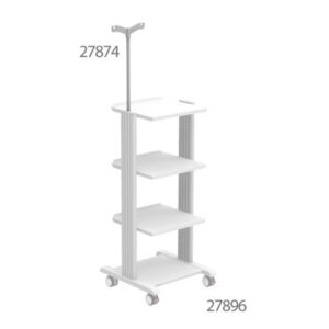Asta Flebo Altezza Fissa per Carrelli cod. 27869-71, 27880-97 - 2 pz - 2