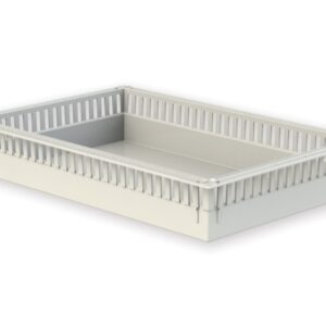 Cestello Modulare in Plastica 60x40x10 cm per Carrelli ISO 27934-35-36 - 5 pezzi