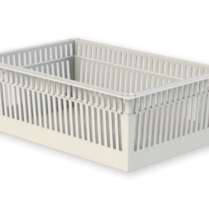Cestello Modulare in Plastica per Carrelli ISO 60x40x20 cm - 4 pezzi