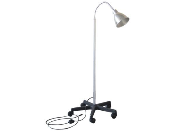 Lampada da Studio Alogena 100 W con Braccio Flessibile e Ruote