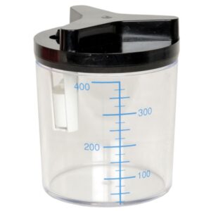 Vaso di Ricambio da 0,4 Litri per Aspiratore Tobi Manuale cod. 28220 - 10 pezzi