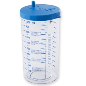 Vaso Autoclavabile per Sacche Monouso Aspeed 1 litro con Coperchio - 4 pezzi