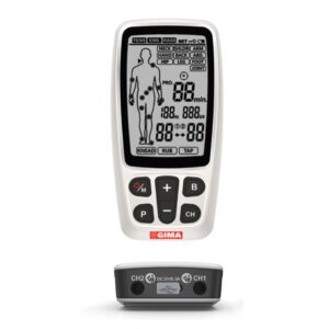 Elettrostimolatore TENS/EMS a 2 Canali 60 Programmi Medici - 3 pezzi - 2