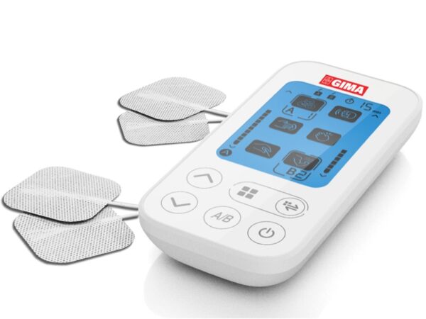 Kura Tens Elettroterapeutico 2 Canali 6 Programmi IT/DK/LT/FI/HU/RO/HR/SI/GR/BG